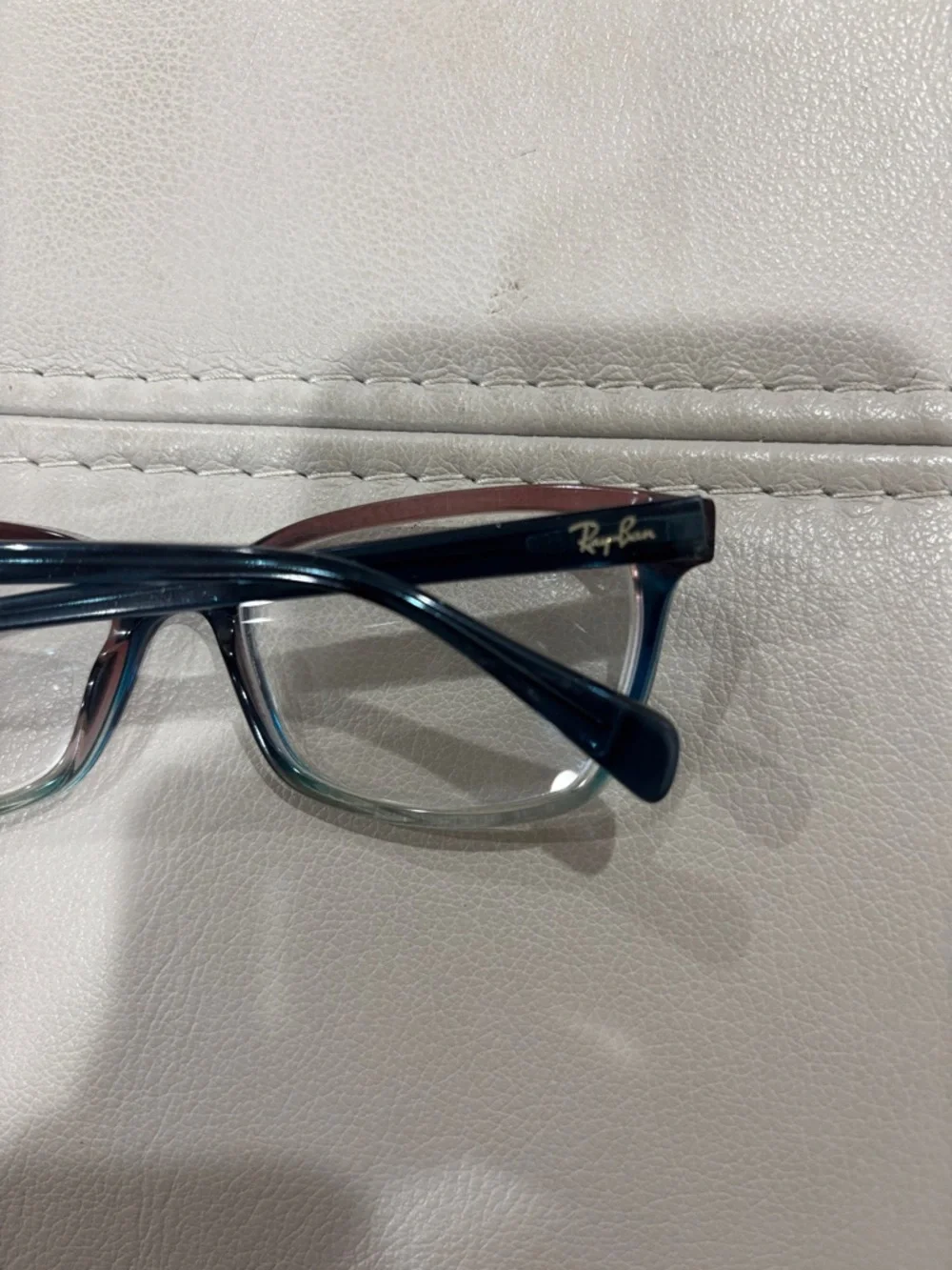 Ray Ban Women's Eyeglasses RB5362 5834 Blue Red Gradient Optical Frame 52-17-140